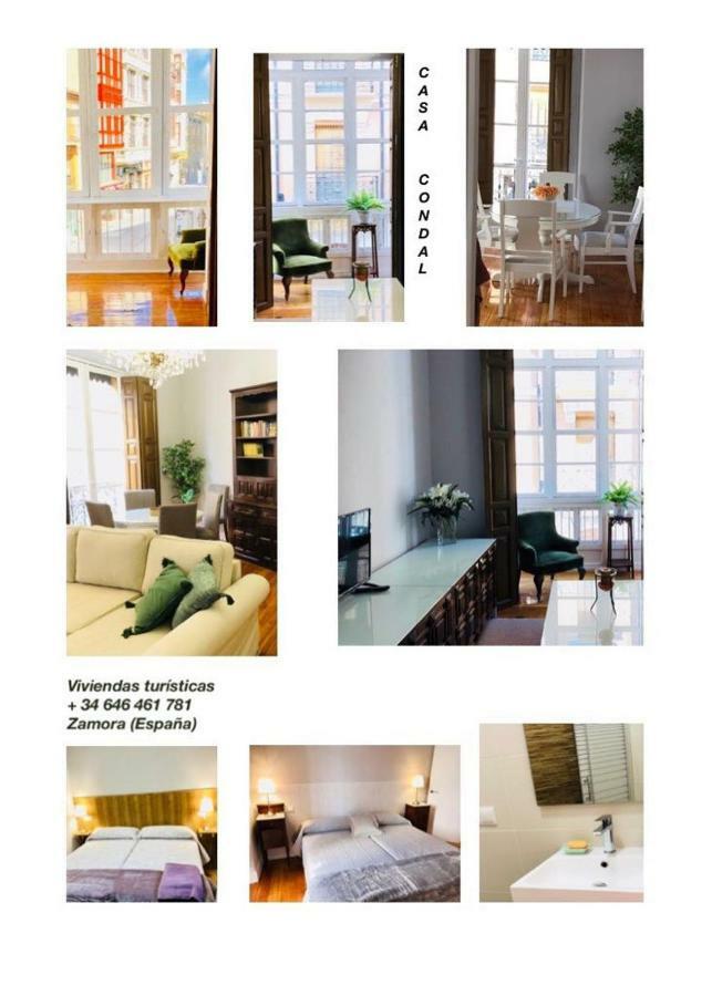 サモラCasa Condal De Reynaアパートメント エクステリア 写真